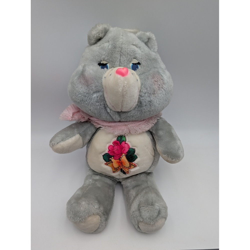 Kenner Care Bears Grams Bear Plush 1983 Vintage Pink Shawl Stuffed Animal